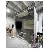 HARDWIRED PAINT BOOTH WITH EXTERIOR MOUNTED EXHAUS