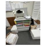 CABINET WITH 8 CUBBIES & 2 DRAWERS