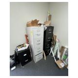 ASSORTED METAL FILE CABINETS - 2- 4 DRAWER / 1- 2