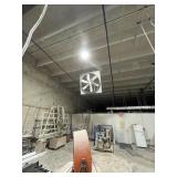 ASSORTED CEILING MOUNTED SHOP FANS ***WILL BE TAKE