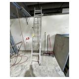 WERNER ALUMINUM EXTENSION LADDER - 20