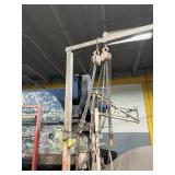 HEAVY DUTY HOIST ON ROLLING STAND