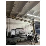 MILWAUKEE HD ELECTRIC HOIST ON I BEAM CANTILEVER B
