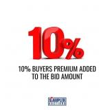 10% BUYERS PREMIUM ADDED TO BID AMOUNT