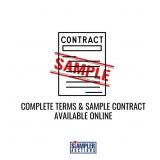 COMPLETE TERMS & SAMPLE CONTRACT AVAILABLE ONLINE