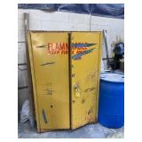 YELLOW FIRE CABINET