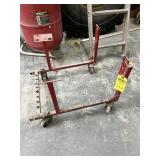 SMALL MOTOR STAND ON WHEELS