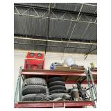 LOT ASSORTED - TIRES, STEERING COLUMN, MUFFLER SYS