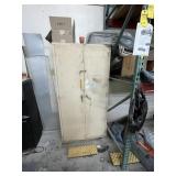 METAL CABINET WITH 2 DOORS
