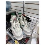 NIKE AIR JORDAN SNEAKERS - MENS / SIZE 9 / GREEN &