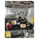 ASSORTED DRILLS - WITH 4 BATTERIES & 1 CHARGER