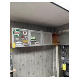WALL CABINET WITH GLASS FRONT (MOUNTED)