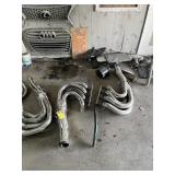 LOT - 2- CHROME HEADERS / 2- CHROME EXHAUSTS