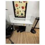 WHITE DESK