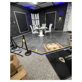 GRAY RAISED STAGE FLOOR WITH LED ROPE LIGHTING - 1