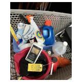 LOT ASSORTED CLEANING SUPPLIES - TEAK CLEANER, STA