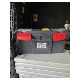 TOOLBOX WITH ASSORTED SCREWS, TOGGLE BOLTS, ANCHOR