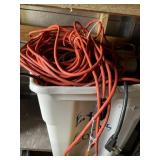 LOT ASSORTED EXTENSION CORDS (1 TOTE) (LOCATED IN
