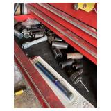 CONTENTS OF DRAWER - SOCKETS, ETC (LOCATED IN HOLL