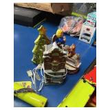 CHRISTMAS DECOR - 1- CORDED DEPT 56 / 2- MUSICAL /