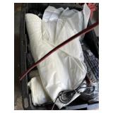 LOT ROLLS PLASTIC SHEETING (1 TOTE)
