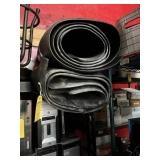 ROLLS BLACK RUBBER MAT MATERIAL
