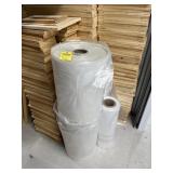 ROLLS PLASTIC SHEETING - ASSORTED SIZES