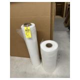 ROLLS PLASTIC SHEETING - ASSORTED SIZES