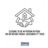 CLOSING TO BE IN PERSON IN PERU ON OR BEFORE FRIDA