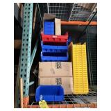 ASSORTED PLASTIC STORAGE BINS