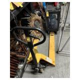 YELLOW PALLET JACK (NEEDS SEALS)
