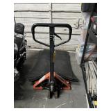 ORANGE PALLET JACK (NEEDS SEALS)