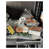 LOT ASSORTED HOLIDAY DECOR - MOSTLY HALLOWEEN