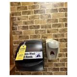 ASSORTED - 1- HAND SANITIZER DISPENSER / 1- SOAP D