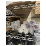 LOT - ALL PAPER / PLASTIC GOODS - PAPER TOWELS, CU