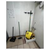 LOT CLEANING - MOP, MOP BUCKET, BROOM, 