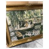 ORNATE GOLD FRAMED ARTWORK - ENHANCED PIERRE AUGUS