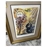 ARTWORK - MOSES & BURNING BUSH - SIGNED MARC CHAGA