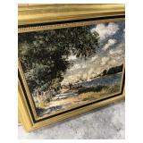 GOLD FRAME ARTWORK - ARTIST ENHANCED REPRODUCTION