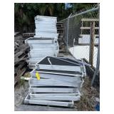 LOT ASSORTED WINDOW SCREENS
