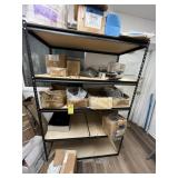 LOT CONTENTS OF SHELVING UNIT - SCREWS, WINDOW LOC