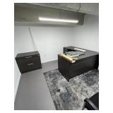 LOT OFFICE FURNITURE - L-SHAPE DESK / LATERAL FILE