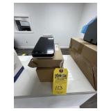 VERIFONE CREDIT CARD PRINTER WITH ROLLS PAPER