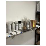 LOT ASSORTED PAINTS & CHEMICALS
