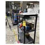 PLASTIC SHELVING UNITS WITH CONTENTS - SCREWS, TOO