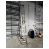 LOUISVILLE ALUMINUM EXTENSION LADDER - 24'