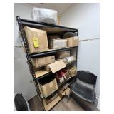 LOT CONTENTS OF SHELVING UNIT - HARDWARE, WINDOW L