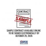 SAMPLE CONTRACT AVAILABLE ONLINE - TO BE SIGNED EL
