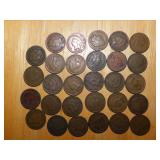 (29) Indian Head pennies