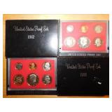(2) 1982 U.S. Proof sets